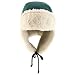 Trendy Apprel Shop Warm Winter Fur Ear Flaps Sherpa Lined Trooper Hat