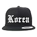 Trendy Apparel Shop Korea Old English Embroidered Flatbill Snapback