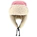 Trendy Apprel Shop Warm Winter Fur Ear Flaps Sherpa Lined Trooper Hat