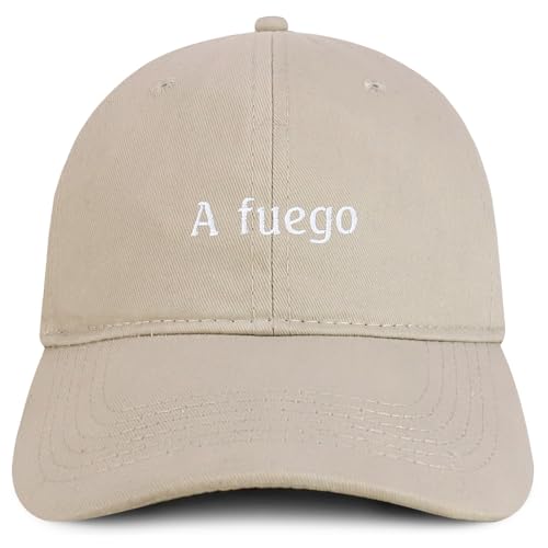Trendy Apparel Shop A Fuego Embroidered Cotton Low Profile Dad Hat