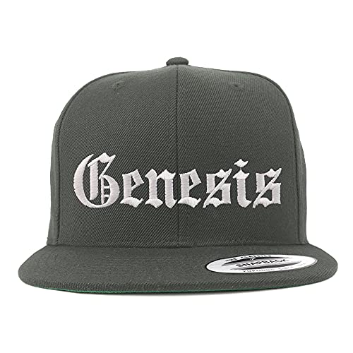 Trendy Apparel Shop Genesis Old English Embroidered Flatbill Snapback