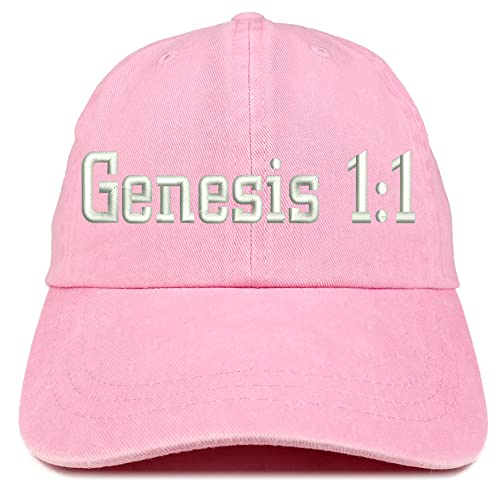 Trendy Apparel Shop Genesis 1:1 Washed Pigment Dyed Baseball Cap