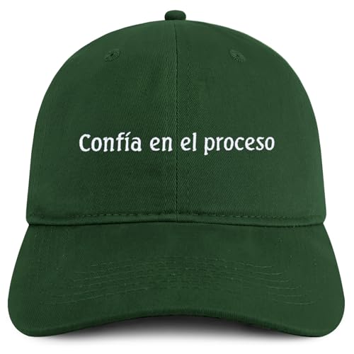 Trendy Apparel Shop Confia En El Proceso Embroidered Cotton Low Profile Dad Hat