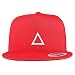Trendy Apparel Shop Survival Game TV Korean Drama Triangle Logo 5 Panel Flatbill Trucker Cap