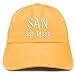 Trendy Apparel Shop SAN San Diego Embroidered Pigment Dyed Washed Baseball Cap