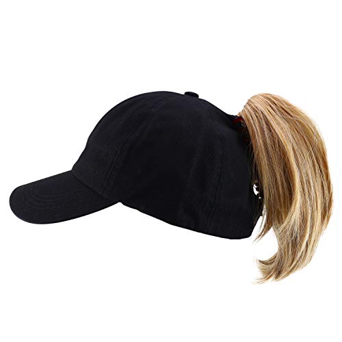 Trendy Apparel Shop Oversized XL Unstructure Ladies Ponytail Cotton Baseball Cap