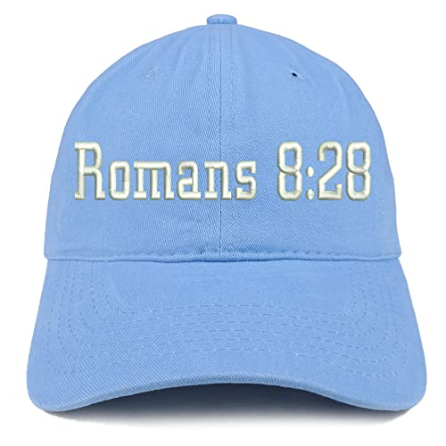 Trendy Apparel Shop Romans 8:28 Low Profile Soft Cotton Baseball Cap