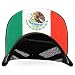 Trendy Apparel Shop 5 Panel Structured Trucker Cap with Mexico Flag Design Undervisor