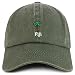 Trendy Apparel Shop Fiji with Palm Tree Embroidered Pigment Dyed Cotton Baseball Cap