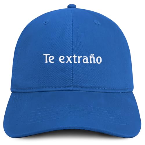 Trendy Apparel Shop Te extrano Embroidered Cotton Low Profile Dad Hat