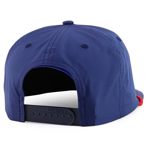 Trendy Apparel Shop 5 Panel Unstructured Perfomance Snapback Cap with Rope