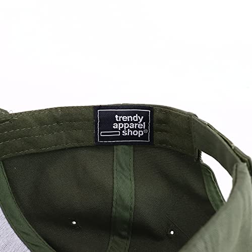 Trendy Apparel Shop Grey USA Flag Patch Tactical Cap, Fits Child to Adult 2XL