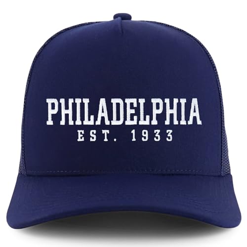 Trendy Apparel Shop Philadelphia Est.1933 Embroidered 5 Panel Snapback Trucker Cap