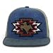 Trendy Apparel Shop Rodeo Design Embroidered Washed Cotton Flat Bill Snapback Cap