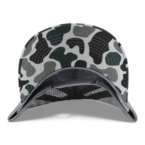 Trendy Apparel Shop 5 Panel Structured Crown Curved Bill Trucker Cap
