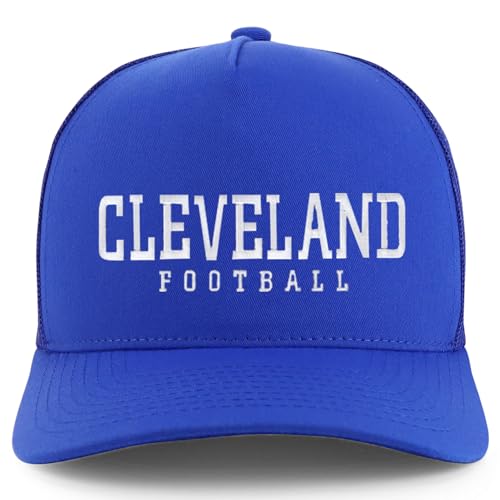 Trendy Apparel Shop Cleverland Embroidered 5 Panel Snapback Trucker Cap