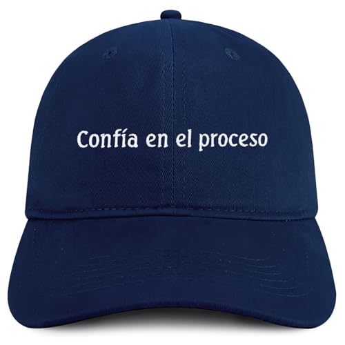 Trendy Apparel Shop Confia En El Proceso Embroidered Cotton Low Profile Dad Hat