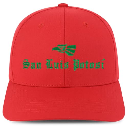 Trendy Apparel Shop San Luis Potosi Mexico State Embroidered 6 Panel Snapback Baseball Cap