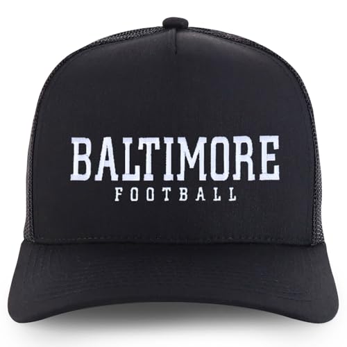 Trendy Apparel Shop Baltimore Embroidered 5 Panel Snapback Trucker Cap