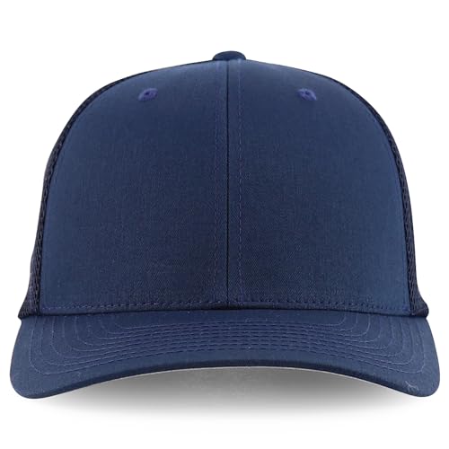 Trendy Apparel Shop Structured 6 Panel Stretchy Mesh Snapback Cap