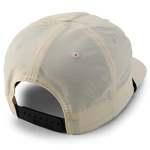 Trendy Apparel Shop UPF 50 Unstructured 5 Panel Flatbill Golf Snapback Cap