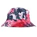 Trendy Apparel Shop Plain 100% Cotton Tie Dye Fabric Patterned Summer Bucket Hat