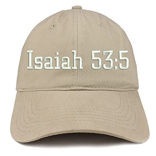 Trendy Apparel Shop Isaiah 53:5 Low Profile Soft Cotton Baseball Cap