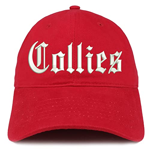 Trendy Apparel Shop Old English Collies Low Profile Soft Cotton Baseball Cap