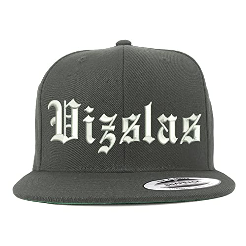 Trendy Apparel Shop Old English Vizslas Embroidered Flatbill Snapback