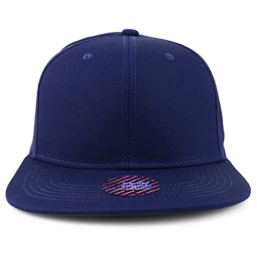Trendy Apparel Shop XXL Oversize Laser Punching Mesh Back Flatbill Baseball Cap