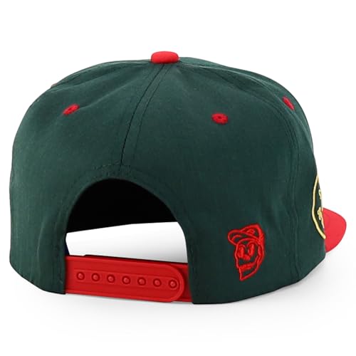 Trendy Apparel Shop Mexico Guadalupe Embroidered Flat Bill Snapback Cap
