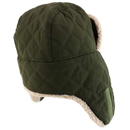 Trendy Apparel Shop XXL Oversized Large Warm Winter Furlined Trooper Cap