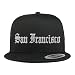 Trendy Apparel Shop San Francisco Old English 5 Panel Flatbill Trucker Cap