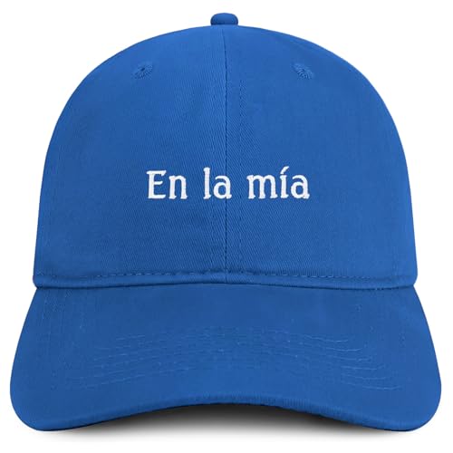 Trendy Apparel Shop En La Mia Embroidered Cotton Low Profile Dad Hat