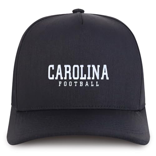 Trendy Apparel Shop Carolina Embroidered 5 Panel Structured Baseball Cap