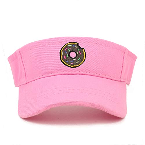 Trendy Apparel Shop Donut Patch Cotton Infant Summer Visor Cap
