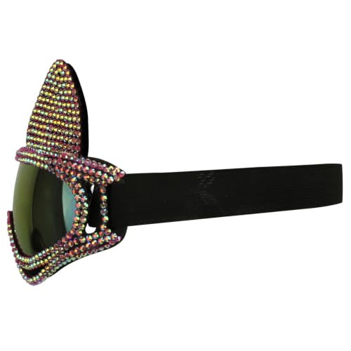 Trendy Apparel Shop Bling Rhinestone Festival Rave Goggles