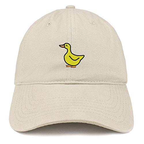 Trendy Apparel Shop Quack Embroidered Unstructured Cotton Dad Hat