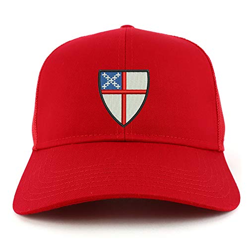 Trendy Apparel Shop Episcopal Shield Structured High Profile Trucker Cap