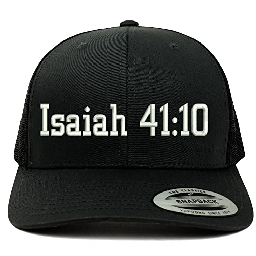 Trendy Apparel Shop Isaiah 41:10 6 Panel Trucker Mesh Cap