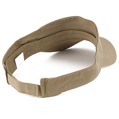 Trendy Apparel Shop Oops Patch Cotton Summer Visor Cap