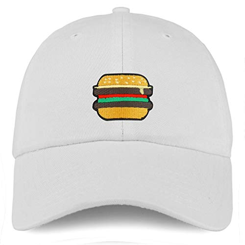 Trendy Apparel Shop Burger Patch Youth Small Fit Unstructured Cotton Baseball Cap