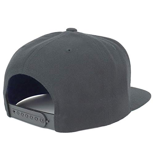 Trendy Apparel Shop Flexfit XXL USA TBL Flag Embroidered Structured Flatbill Snapback Cap