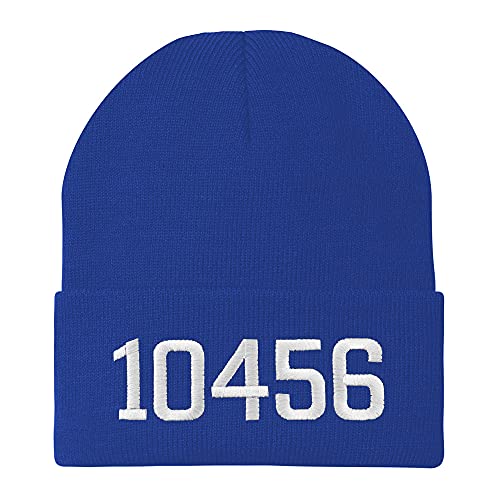 Trendy Apparel Shop 10456 Bronx NY Old English Embroidered Long Cuff Beanie