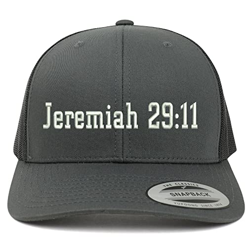 Trendy Apparel Shop Jeremiah 29:11 6 Panel Trucker Mesh Cap