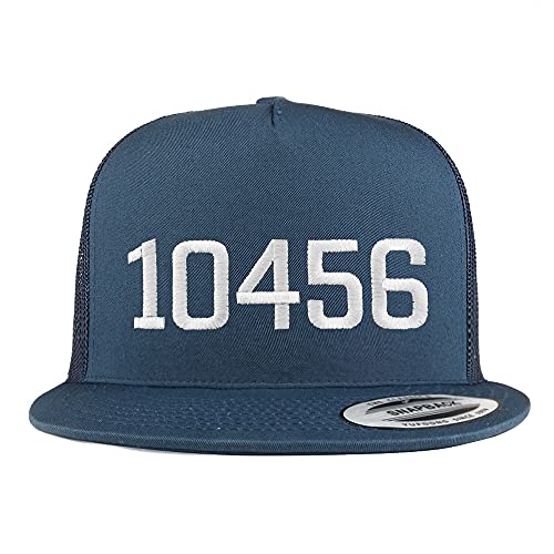 Trendy Apparel Shop 10456 Bronx NY Old English 5 Panel Flatbill Trucker Cap