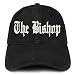 Trendy Apparel Shop The Bishop Old English Low Profile Soft Cotton Baseball Cap