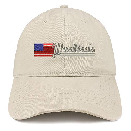 Trendy Apparel Shop American Warbirds Embroidered Unstructured Cotton Dad Hat