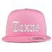 Trendy Apparel Shop Texas State Old English 5 Panel Flatbill Trucker Mesh Cap