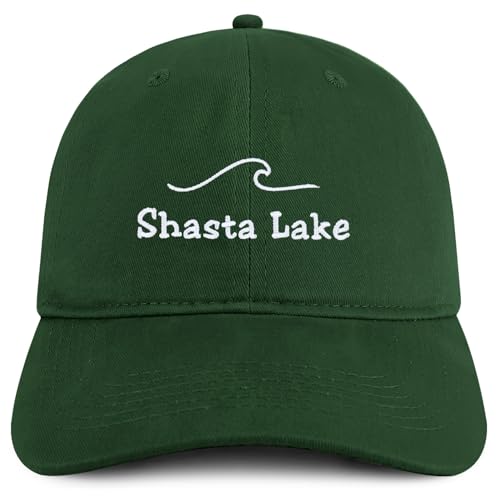 Trendy Apparel Shop Shasta Lake Embroidered Cotton Unstructured Low Profile Dad Hat